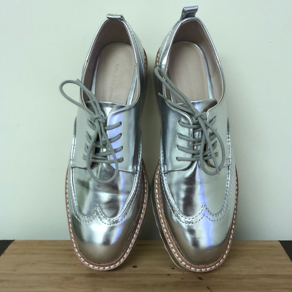 Zara silver shoes